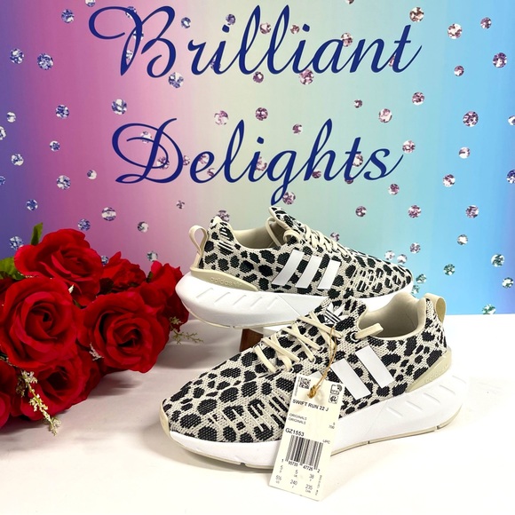 🏃🏽‍♀️HP! ADIDAS SWIFT RUN 22 DALMATIAN - Picture 1 of 12